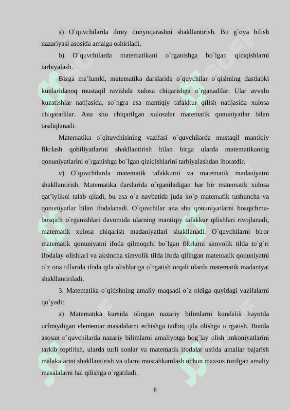 MATEMATIKA O‘QITISHDA KUZATISH VA TAJRIBA, TAQQOSLASH VA ANALOGIYA METODLARI