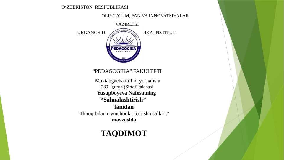 Ilmoq bilan o'yinchoqlar to'qish usullari.