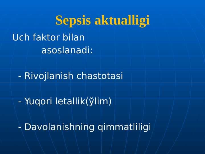 Ummumiy yiringli infeksiyalar ppt