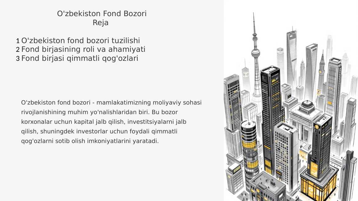O'zbekiston Fond Bozori