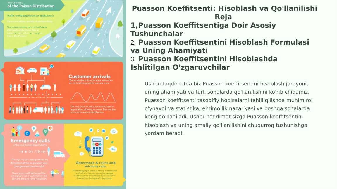 Puasson Koeffitsenti: Hisoblash va Qo'llanilishi