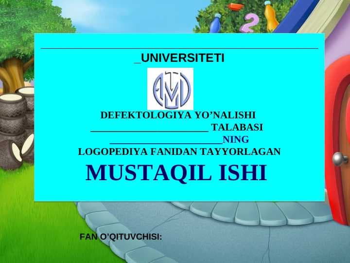 Duduqlanishning kelib chiqish sabablari. Duduqlanishning alomatlari. Duduqlanishni korreksiyalash.