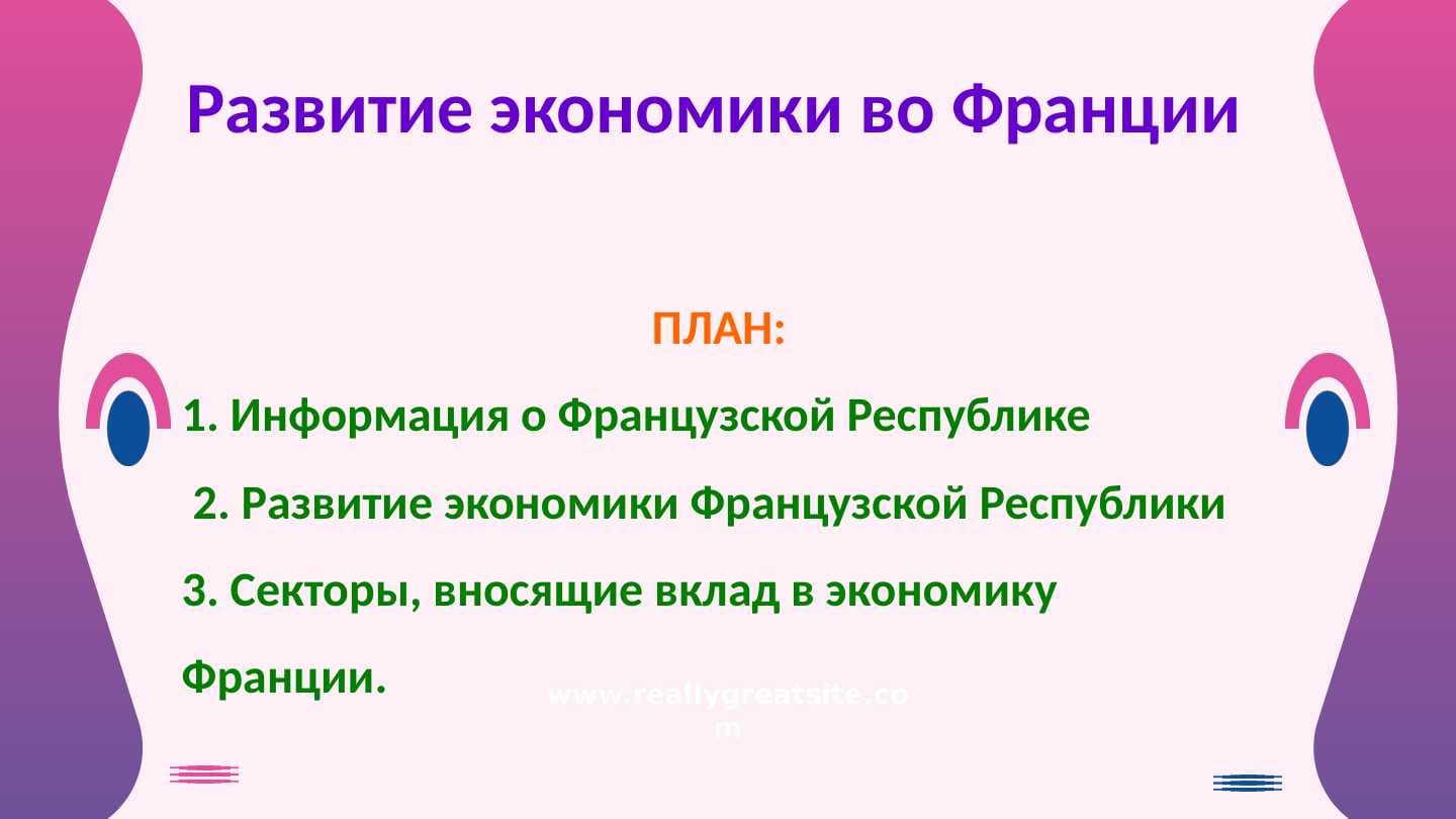 Развитие экономики во Франции
