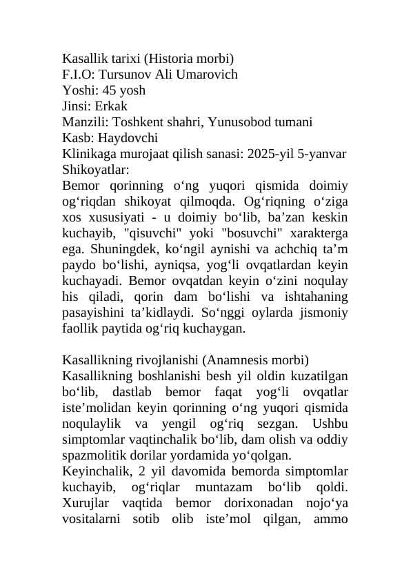 Surunkali xolesistit