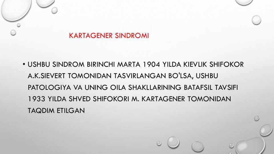 Kartagener sindromi