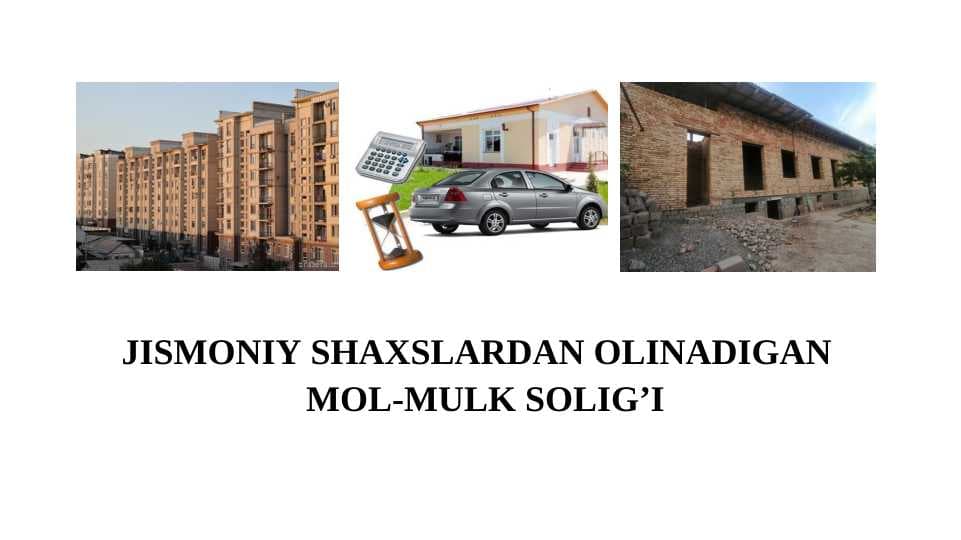 Jismoniy shaxslardan olinadigan daromad solig'i