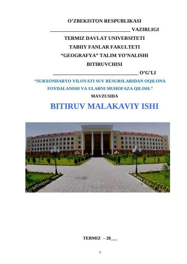 SURXONDARYO VILOYATI IQLIM SHAROITIDA OZUQA BERUVCHI TUTZORLAR BARPO QILISH VA BARGIDAN FOYDALANISH