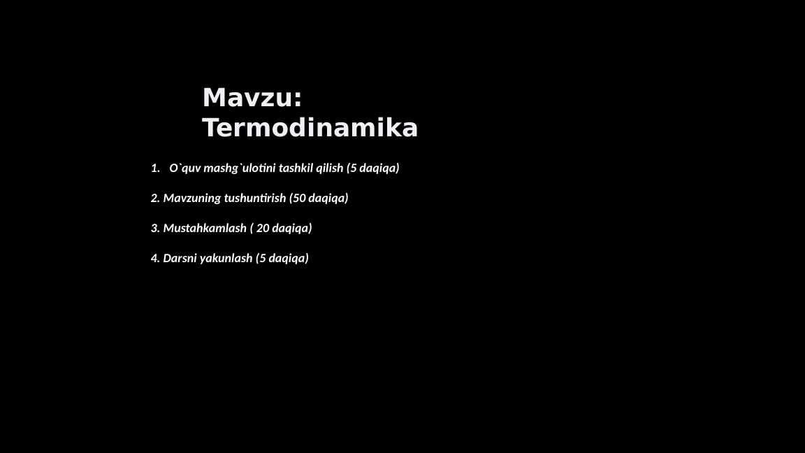Termodinamika