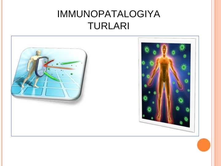 IMMUNOPATALOGIYA TURLARI