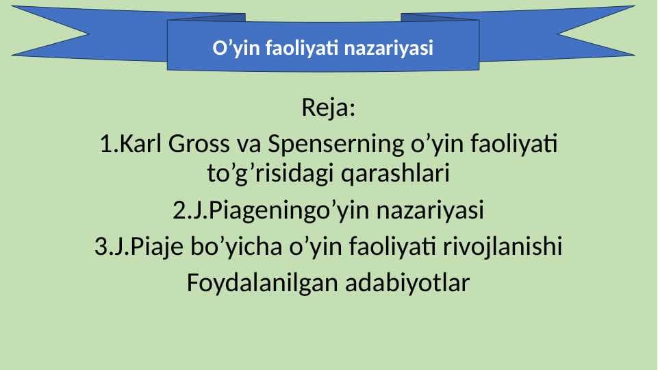 O’yin faoliyati nazariyasi 20.pptx