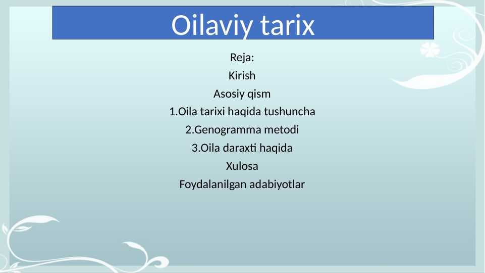 Oilaviy tarix 30.pptx