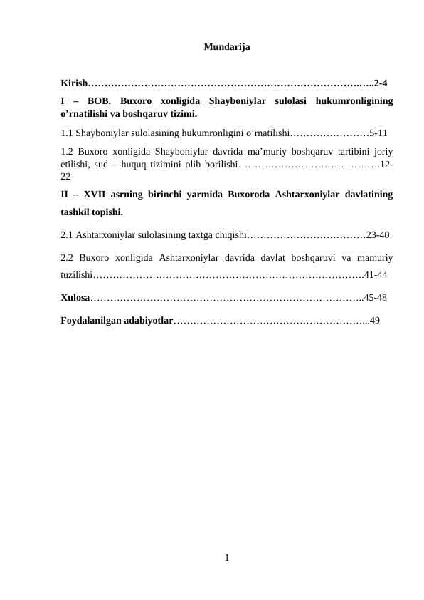 Buxoro xonligi boshqaruvi