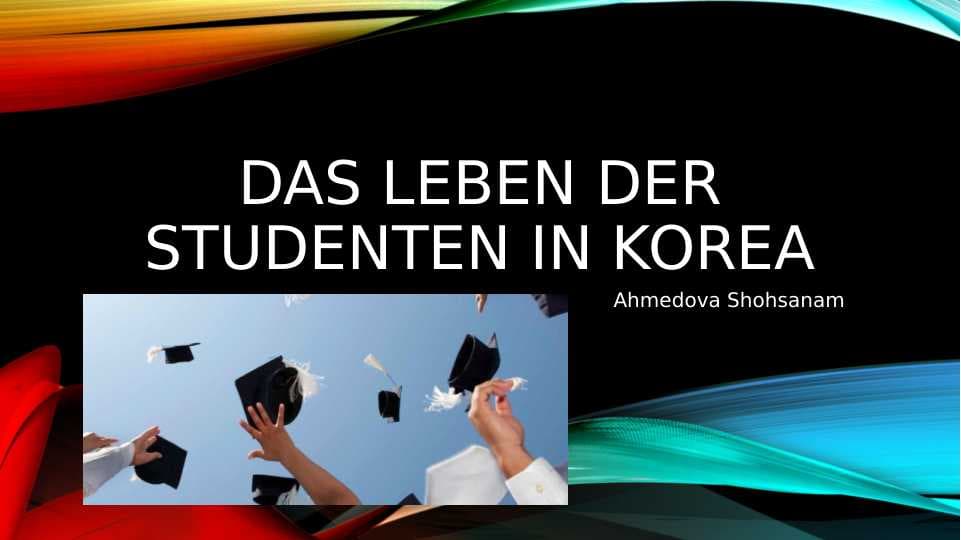 Das leben der studenten in korea