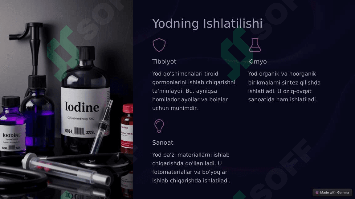 YOD ELEMENTI HAQIDA
