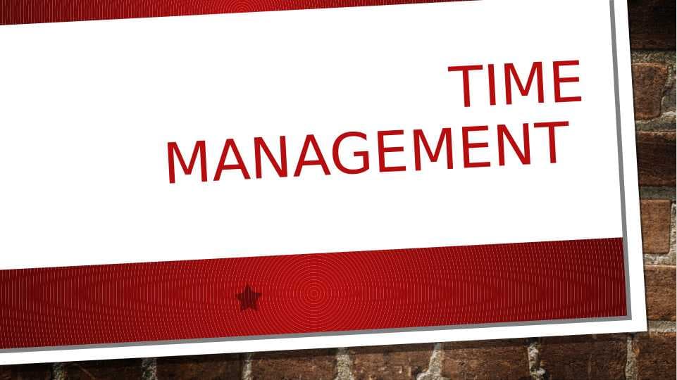 Time management