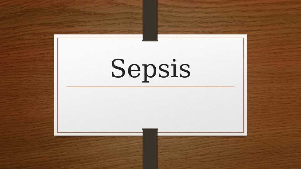 Sepsis