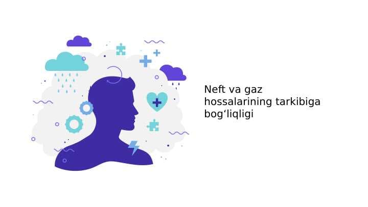 Neft va gaz hossalarining tarkibiga bogʻliqligi