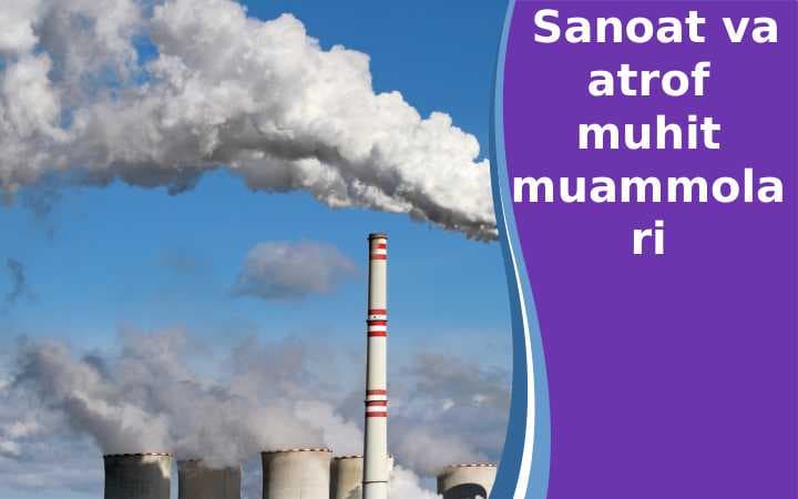 Sanoat va atrof muhit muammolari