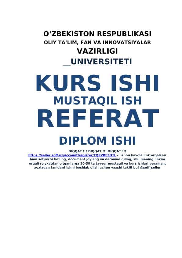 Sanoat tarmoqlarida samaradorligini oshirish yo’llari