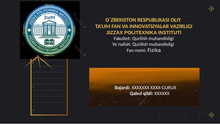 Mexanik tebranishlar va to'lqinlar.