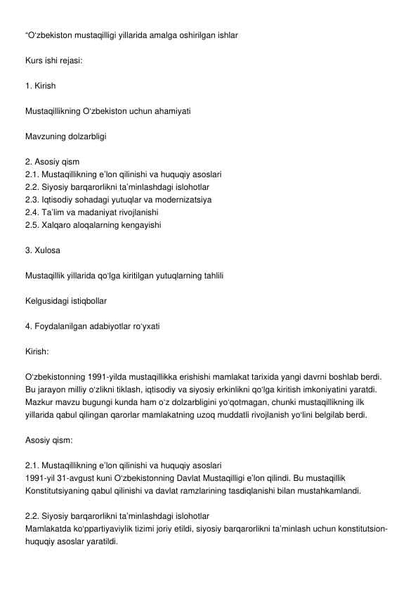 Ilk oʻsmirlikka kasb tanlash