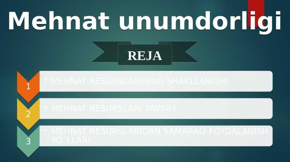 Mehnat unumdorligi