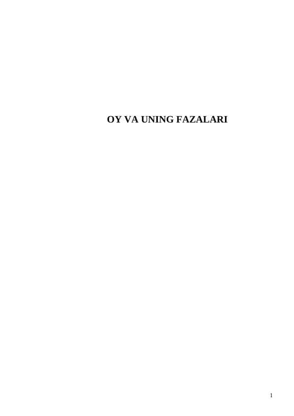 OY VA UNING FAZALARI