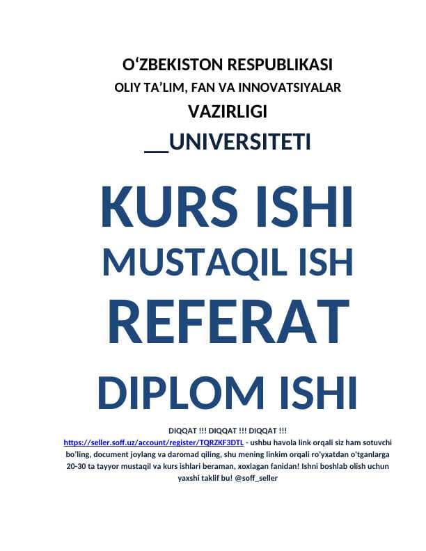 Men nechun sevaman O'zbekistonni.