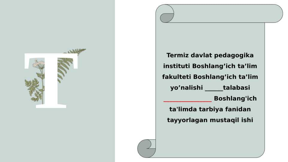 Tarbiya prinsiplari