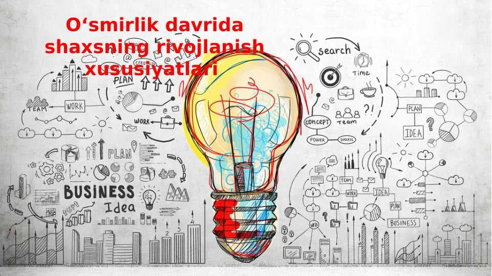 Oʻsmirlik davrida shaxsning rivojlanish xususiyatlari (TAQDIMOT)