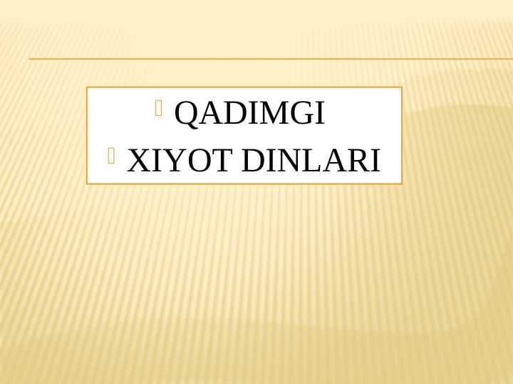 Qadimgi xitoy