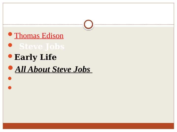 Thomas Edison   Steve Jobs Early Life All About Steve Jobs