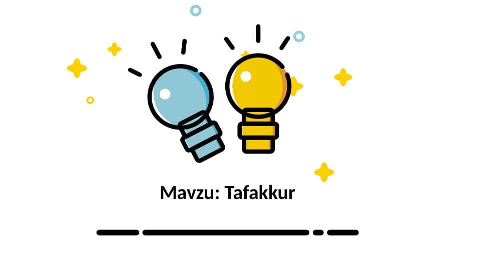 Tafakkur haqida  umumiy tushuncha, va tafakkur hosalari