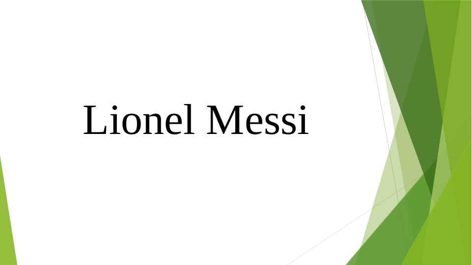Lionel Messi