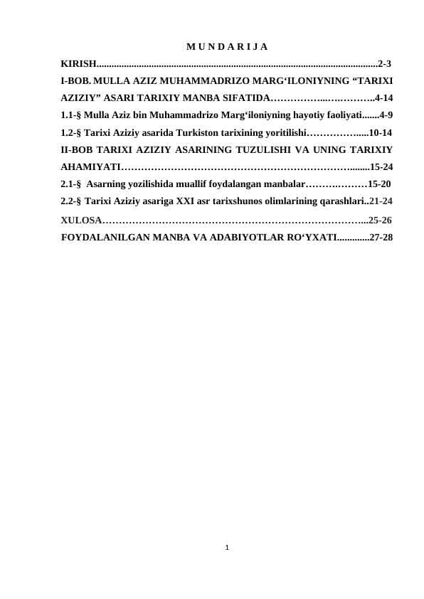 TARIXI AZIZIY ASARI