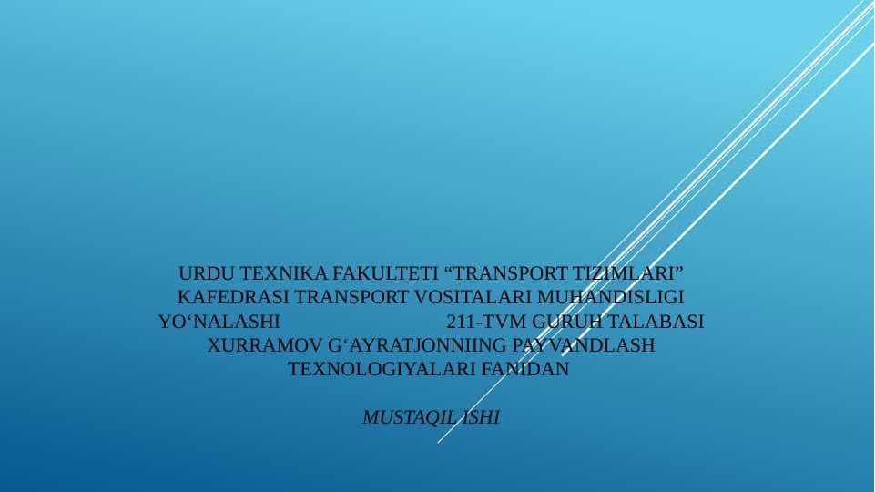 Plazmali kesish texnologiyasi