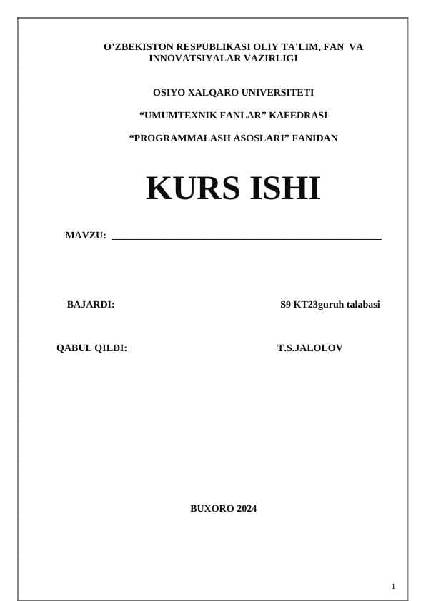 Pythonda berilganlar bazasi bilan ishlash