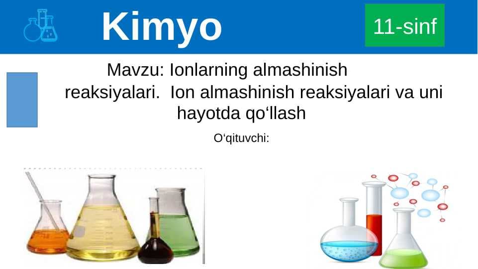 Ionlarning almashinish