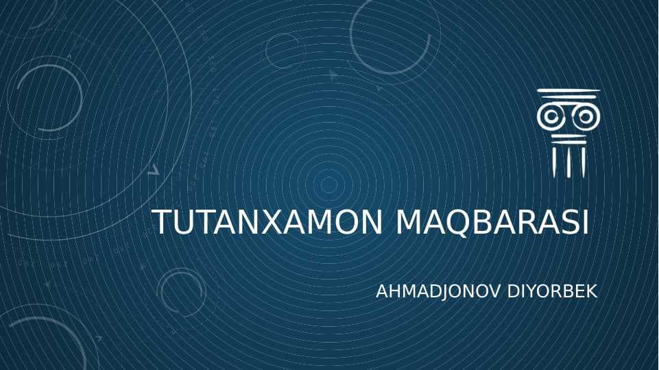 Tutanxamon maqbarasi