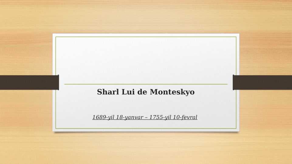 Sharl Lui de Monteskyo