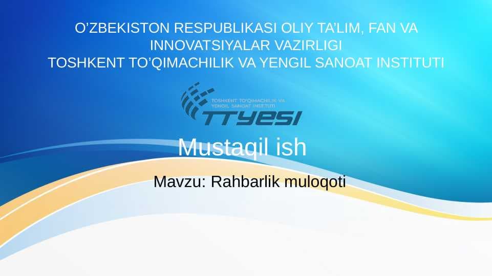 Rahbarlik muloqoti