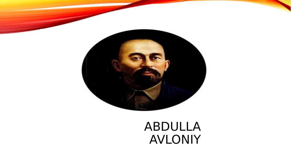 ABDULLA AVLONIY