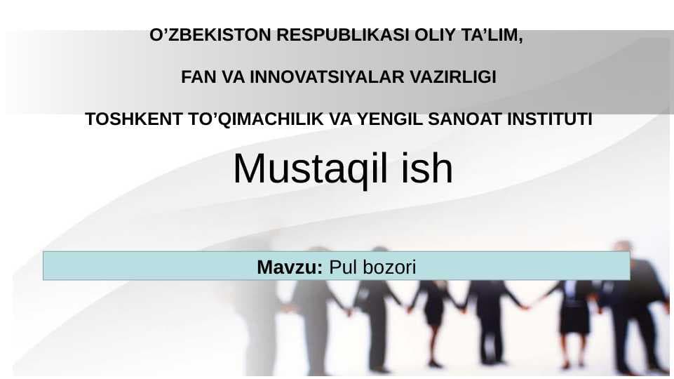 Pul bozori