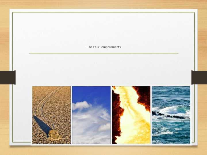 The Four Temperaments