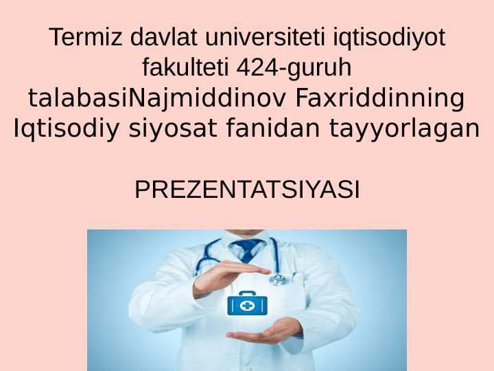 Tibbiy yordam