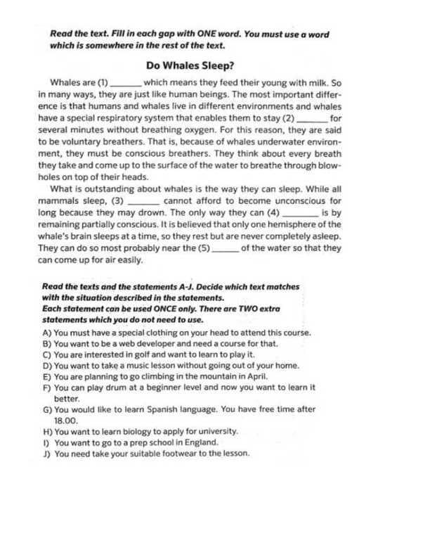 Multilevel reading full mock test
