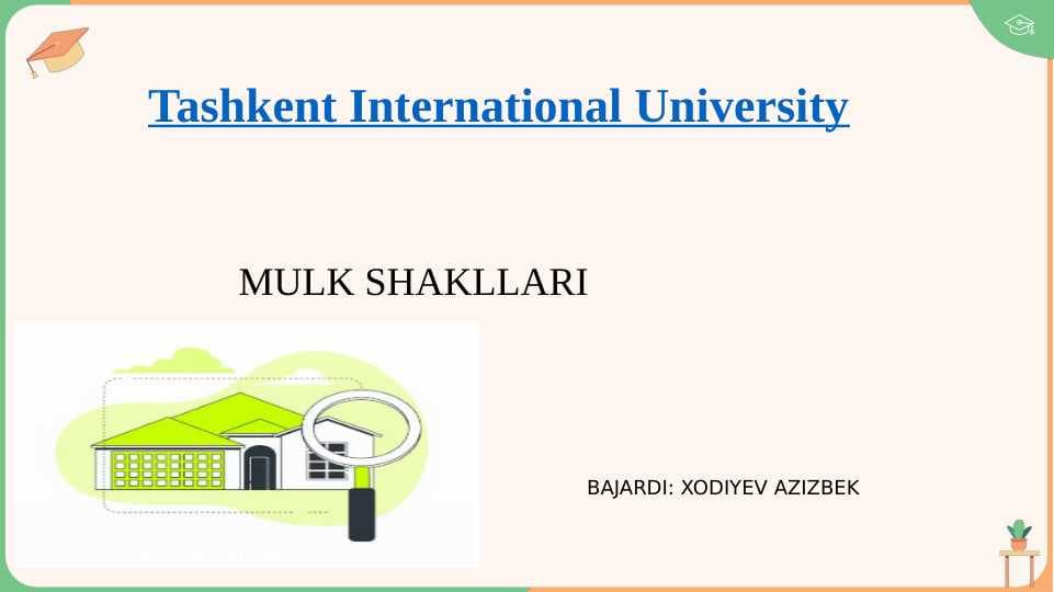 MULK SHAKLLARI  slayd