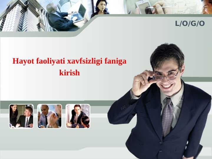 Hayot faoliyati xavfsizligi faniga kirish