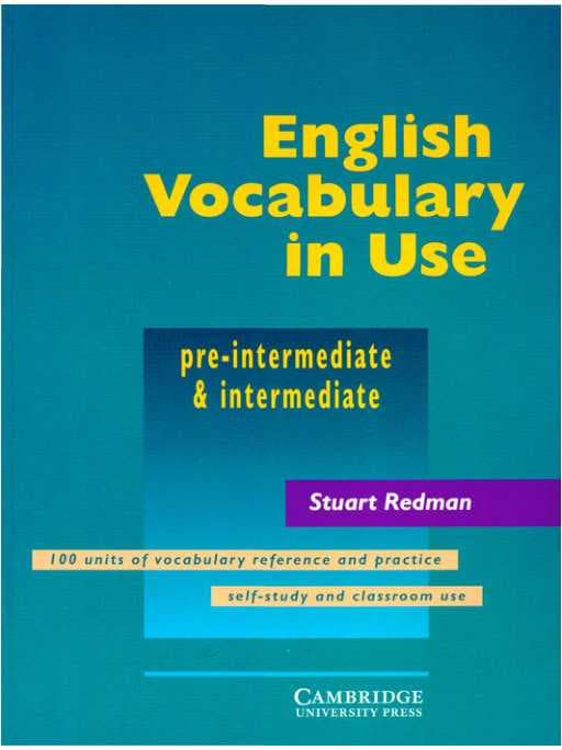 English vocabulary in use.