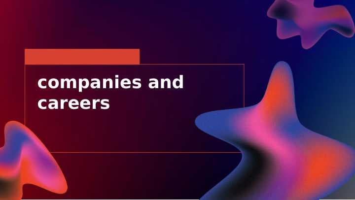 companies and careers